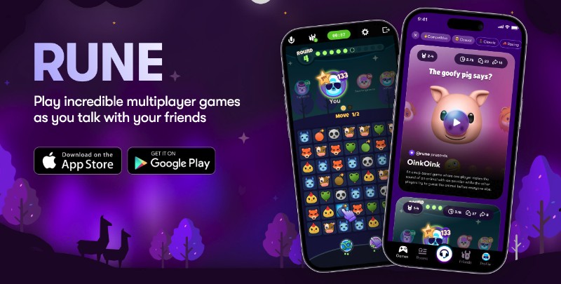 Rune voice chat app for game